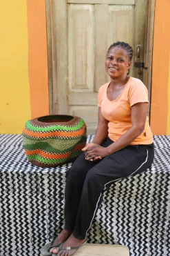 A Pebble (Art Basket) by Assibi Ayelma