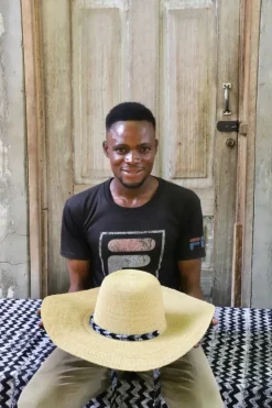 Big Brim Hat by Evans Abengo