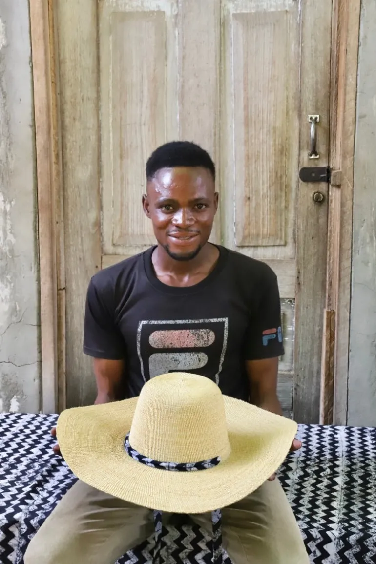 Big Brim Hat by Evans Abengo