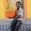 Dip Dyed Nyariga Basket (Large) by Ishmael Nsohbillah