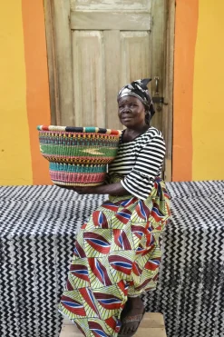 Drum Basket by Akolpoka Abisika