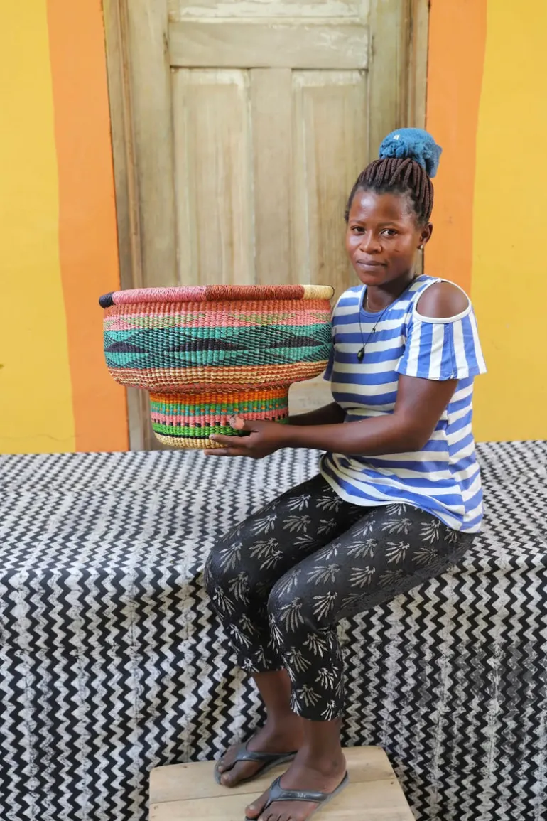 Drum Basket by Alemborah Vida