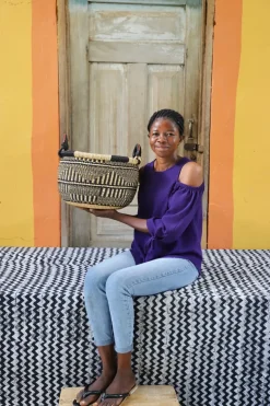 Gbenka Storage Basket (Medium) by Lizzy Afore