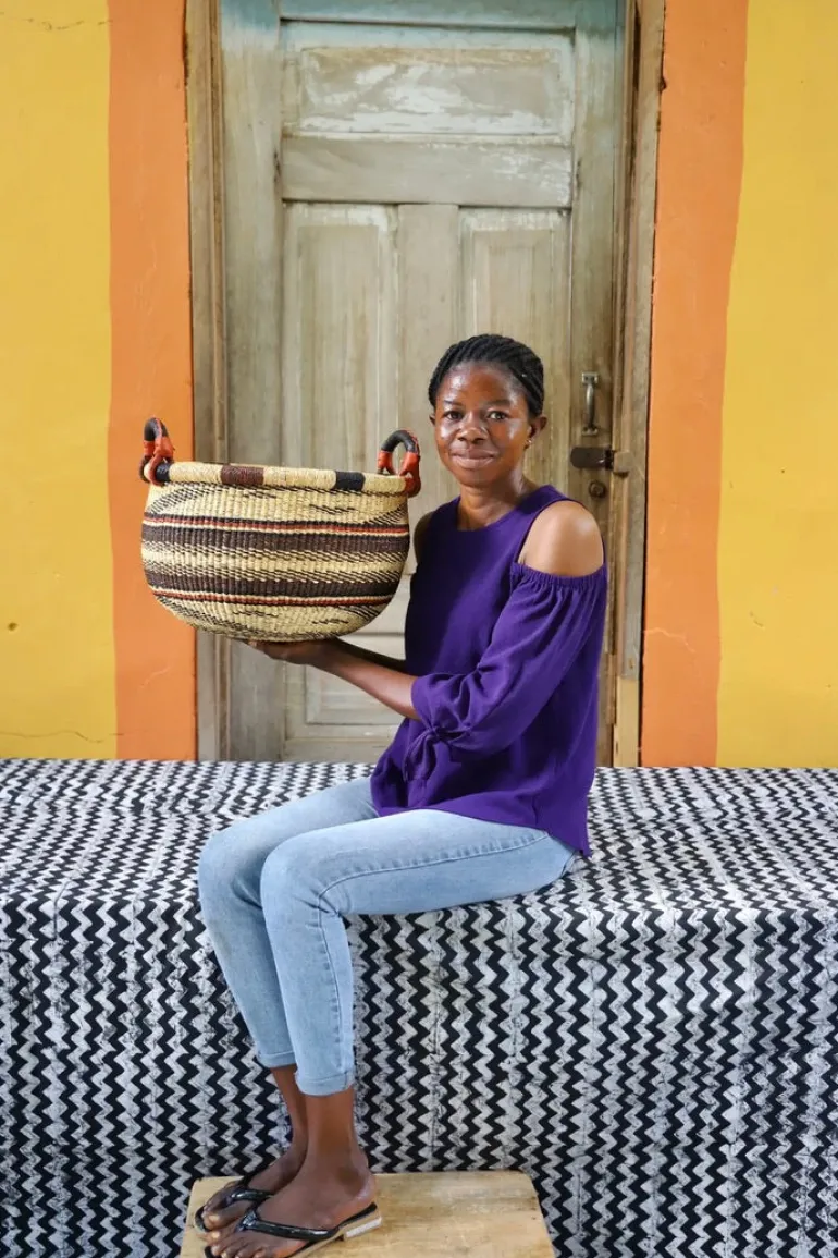 Gbenka Storage Basket (Medium) by Lizzy Afore