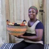 Gbenka Storage Basket (Small) by Cynthia Anaba