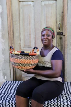 Gbenka Storage Basket (Small) by Cynthia Anaba
