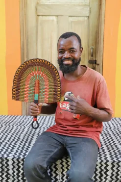 Handwoven Fan - by Kwesi Apana