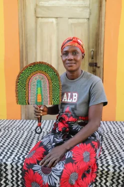 Handwoven Fan - by Linda Ayamga