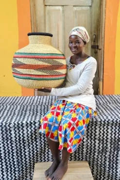 Jemima 10 Cows Basket by Blessing Akunga