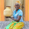 Jemima 10 Cows Basket (Tiny) by Atule Abunga