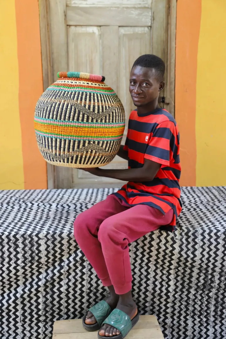 Kenkia Basket by Harrison Akubire