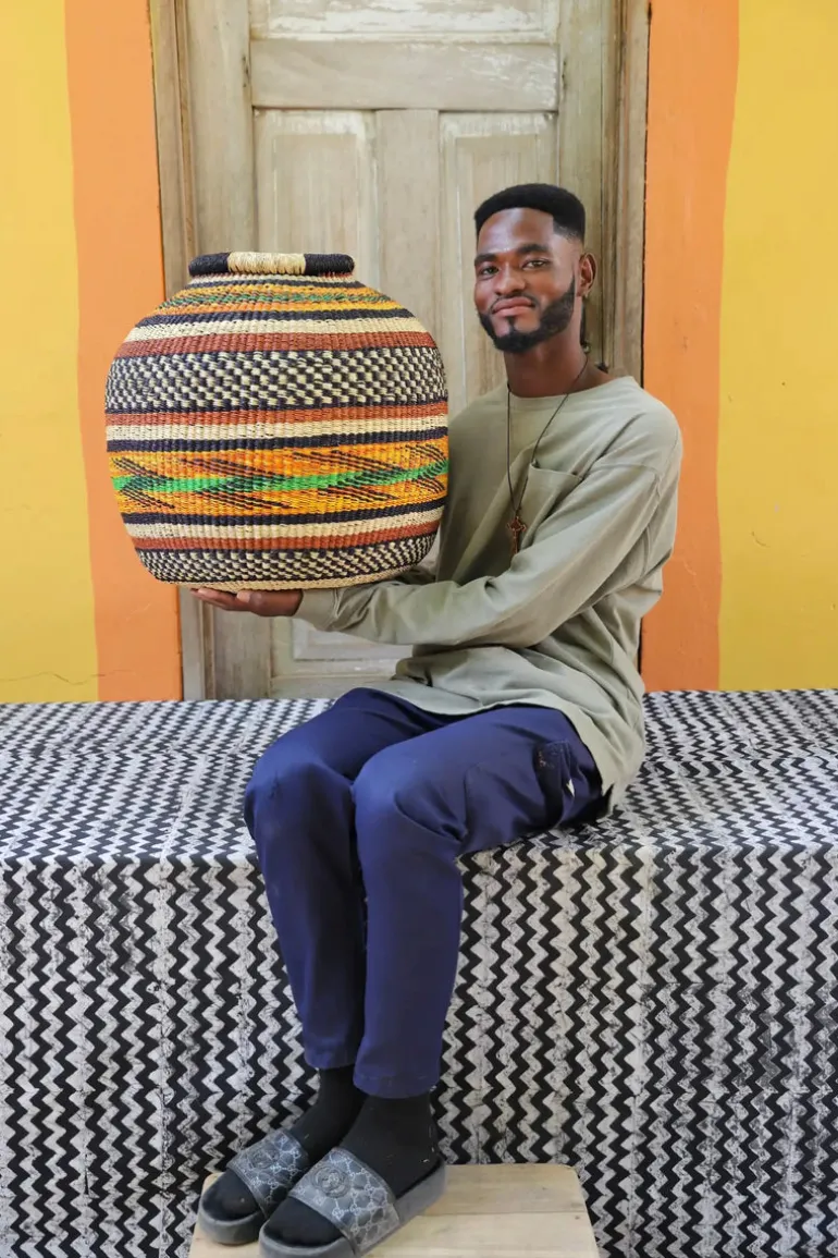 Kenkia Basket by Paul Apasinore