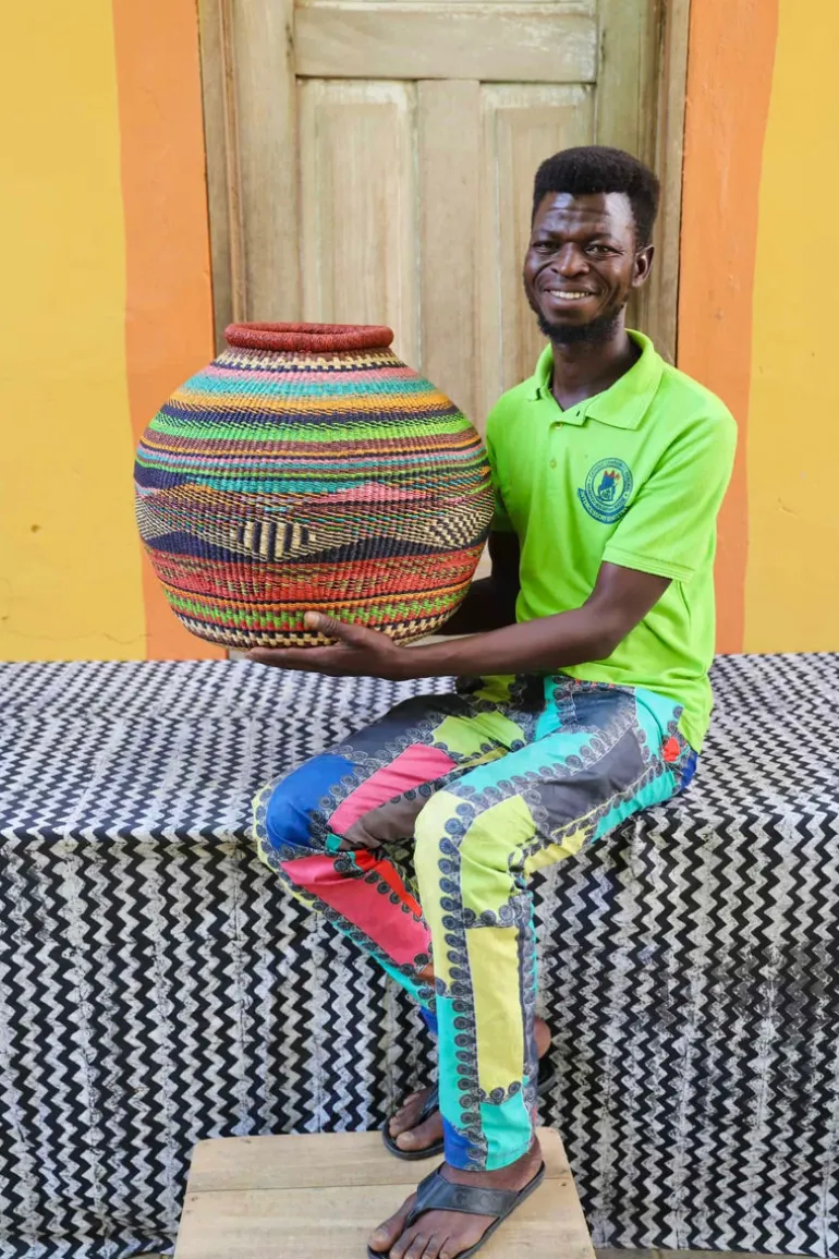 Kenkia Basket by Richmond Amenbire