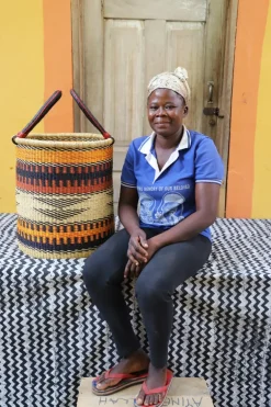 Laundry Basket (Medium) by Azumah Ophelia