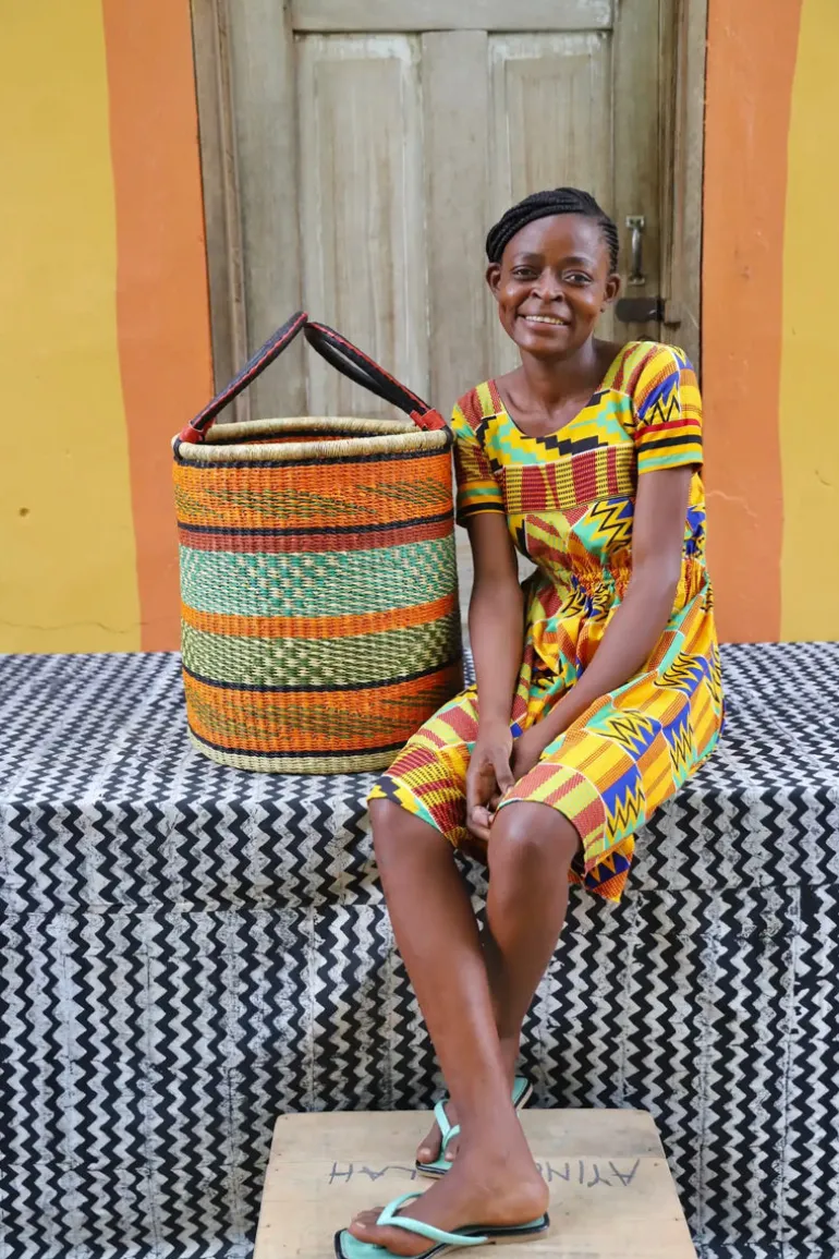 Laundry Basket (Small) by Vida Nyaabire