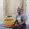 Market Basket (21" Round) by Apukomah Nsoh