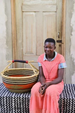 Market Basket (22" Round) by Christiana Anaba