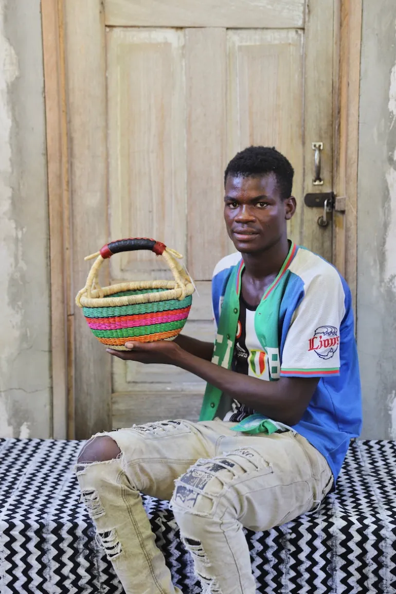 Market Basket (11" Round) by Aluta Nsoh
