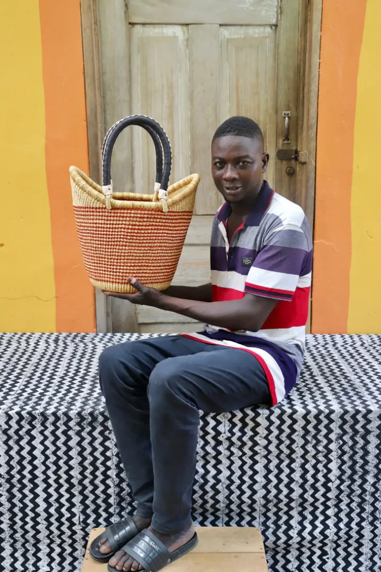 Nyariga Basket (Small) by Michael Anaba