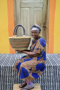 Oval Basket (Small) by Akelba Nyaaba