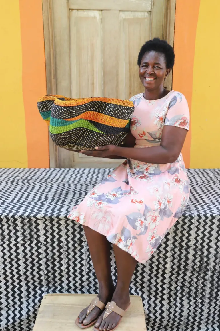 Pakurigo Wave Basket by Aniamah Akugre