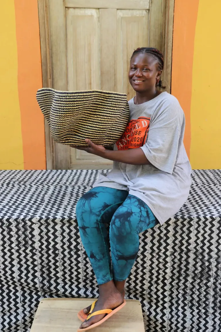 Pakurigo Wave Basket by Eva Nsohbillah