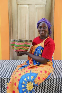 Pakurigo Wave Basket (Tiny) by Atule Abunga