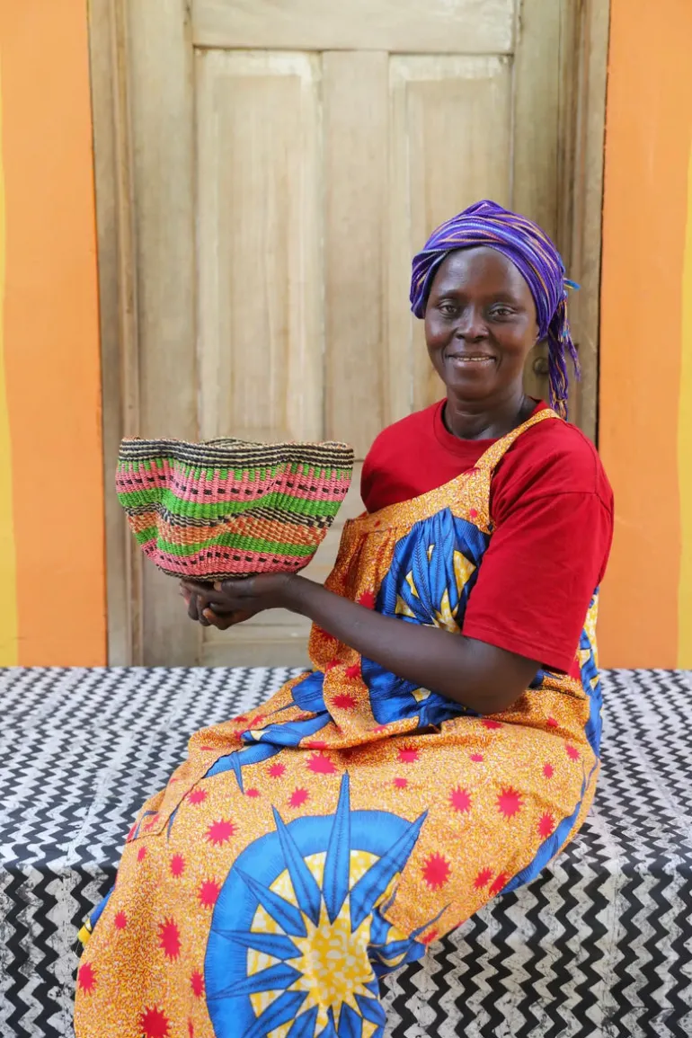 Pakurigo Wave Basket (Tiny) by Atule Abunga