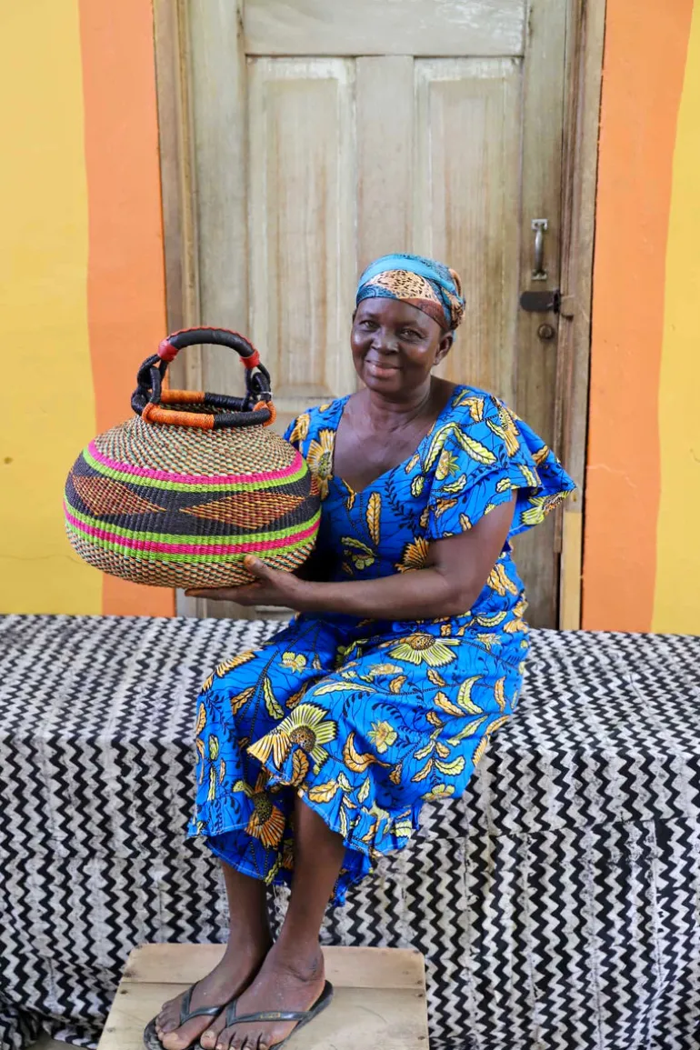 Pot Basket (Medium) by Azumah Alagberigo