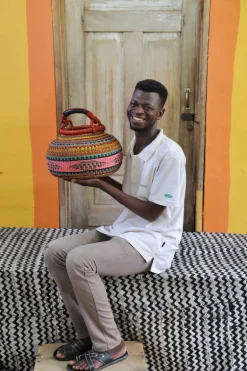 Pot Basket (Small) by Amenbire Richmond