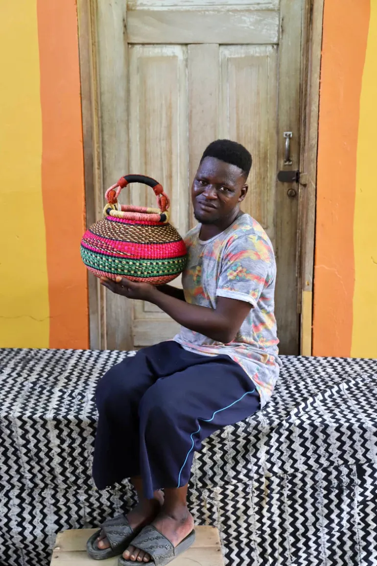 Pot Basket (Small) by Atiah Asoba