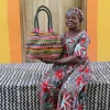 Stay Flow Woven Handbag (Large) by Akolpoka Abisika