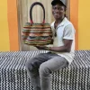 Stay Flow Woven Handbag (Large) by Ayine Atibillah