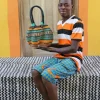 Stay Flow Woven Handbag (Small) by Nsohbillah Alagbona