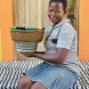 Tiny Drum Basket by Dorcas Anabilah