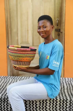 Tiny Drum Basket by Blessing Bibi