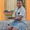 Tiny Drum Basket by Dorcas Anabilah