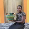 Tiny Drum Basket by Talata Apoore