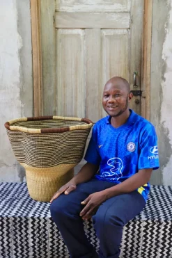 Wave Planter (Art Basket) by Atanga Adongo
