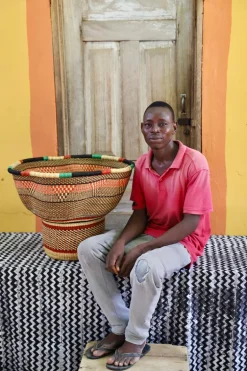 Wave Planter (Art Basket) by Nsohbillah Alagbona