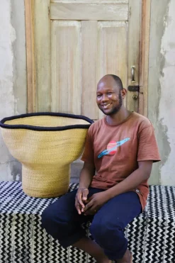 Wave Planter (Art Basket) by Atanga Adongo
