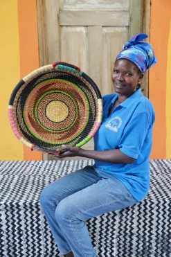 Woven Tray - Double Weave (Small) by Regina Akolgo