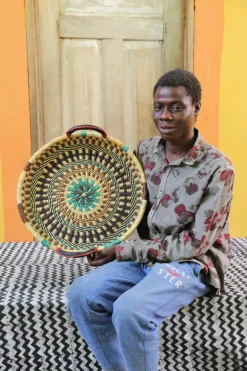 Woven Tray - Single Weave (small) by Stephen "Shatta Wale" Akolgo