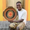 Woven Tray - Single Weave (small) by Simon Abingya