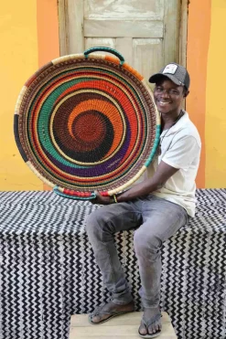 Woven Tray (Large / DOUBLE WEAVE) by Atibillah Ayine