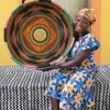 Woven Tray (Large / DOUBLE WEAVE) by Nyaamah Ayimbillah