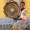 Woven Tray (Medium / DOUBLE WEAVE) by Nyaamah Atingabono