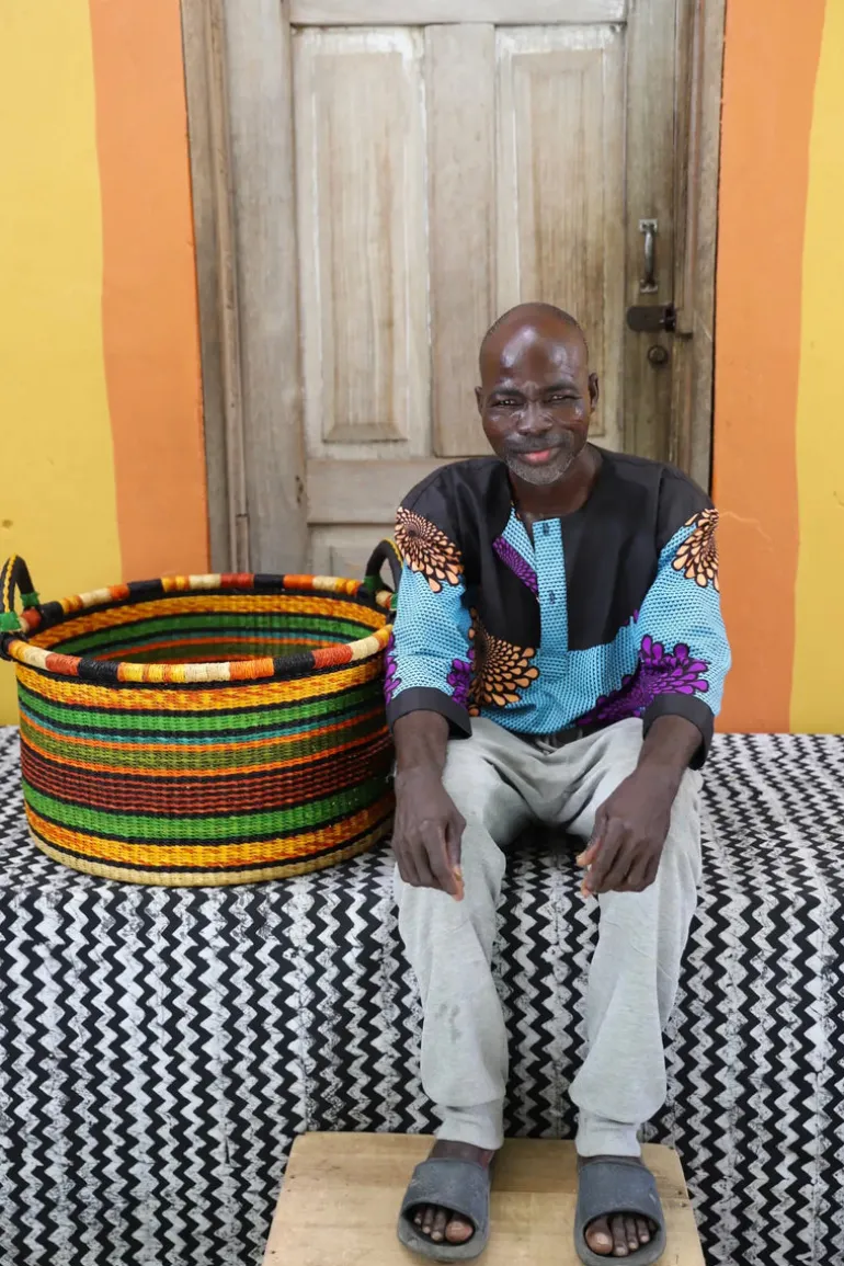 Woven Tub / Storage Stack (Large) by Nsohbillah Adongo