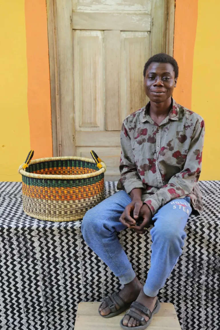 Woven Tub / Storage Stack (Small) by Stephen "Shatta Wale " Akolgo